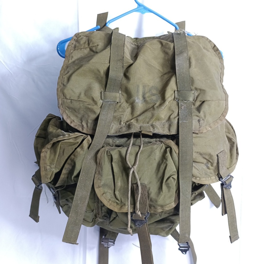 US Military Large ALICE Field Pack OD Green  Rucksack No Frame Army Bag s12